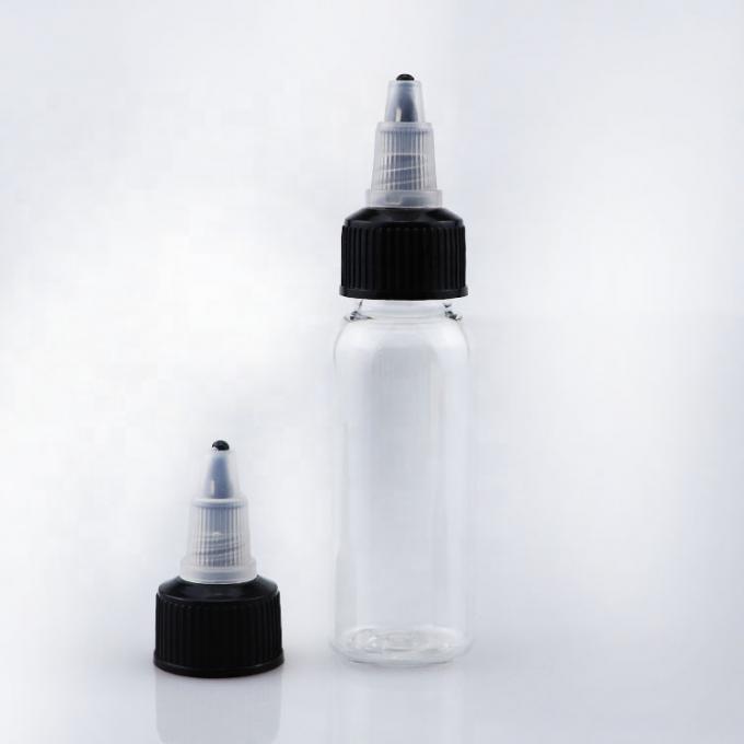 Colorful ODM 75ml Twist Top Plastic Squeeze Bottles