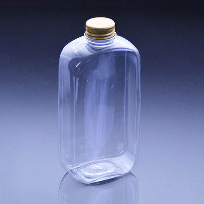 Thickened Aluminum Cap 400ml 28mm Clear Juice Bottles