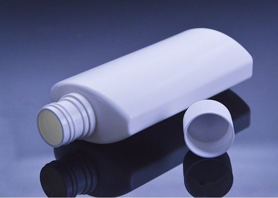 Hot Stamping 250ml HDPE Mouthwash White Bottle