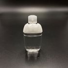 Disposable 30ml 60ml Trapezoidal Empty Hand Sanitizer Bottle With Card Head