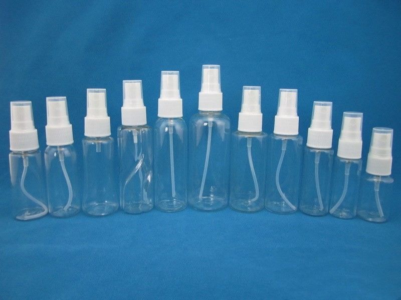 Silkscreen Printing OEM 40ml Capacity Plastic Water Spray Bottle