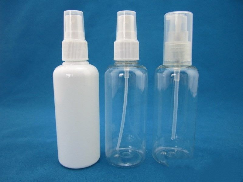 OEM Silk Screen Printing 100ml Empty Plastic Bottles