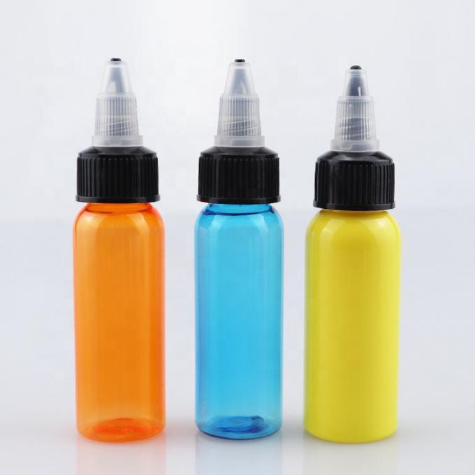 Round HDPE 60ml Plastic Ketchup Squeeze Bottle