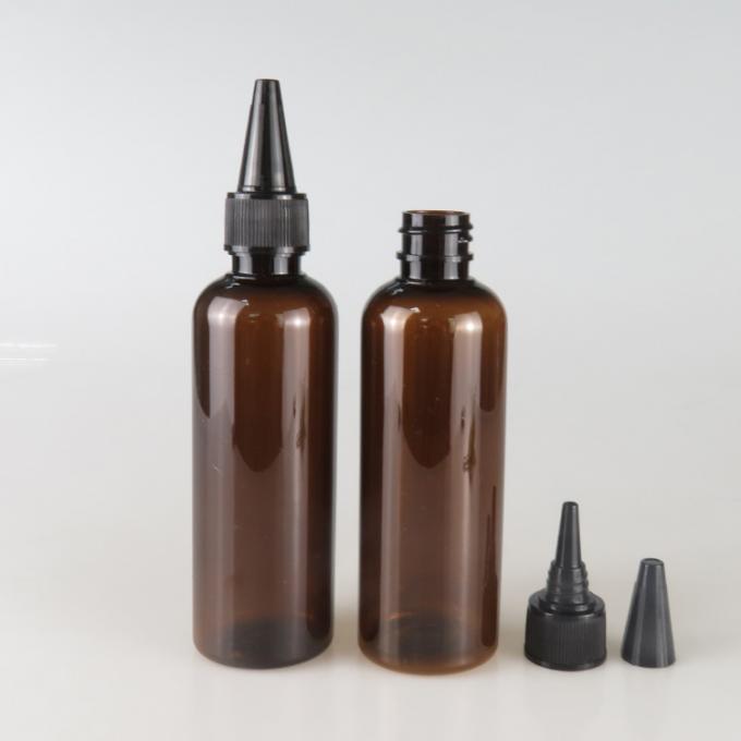 Round ODM 120ml Twist Top Plastic Squeeze Bottles